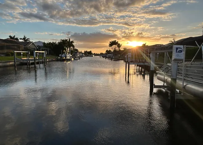 Salted Sunset At Punta Gorda Isles